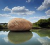 Stephen Turner, Exbury Egg on location on Beaulea River, 2013