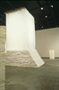Susan Stockwell, "Cascade", paper, 8.2m x 4.5m x 2.7m, 1997, Installation: Neuberger Museum, New York, USA