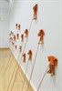 Permindaur Kaur, ‘Independence’, copper and polar fleece, 27 figures with poles, size variable, 1998, Commissioned by Juginder Lamba and Bryan Biggs for Nottingham, Museum, Nottingham, England, Photo by Nick Dunmar (1)