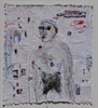 Alice Kettle, 'Adam, Cotton Slave', thread on table cloth, 120cm x 120cm, 2011, photo: Joe Low