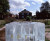 Benedict Phillips, ‘Melting Mail’, ice, 1m cubed, 2000