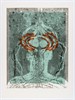 Carnie & Aldworth "Enlightenment 14", 2015, monotype, 80 x 70 cm