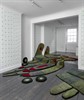 Varvara Keidan Shavrova, 'Inna's Dream', 2019, hand tufted Uxminster wool carpet, hessian, thread, installation view, Patrick Heide Gallery, Photo: Marcus Leith (2)