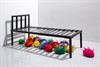 Permindar Kaur, 'Unititled – Bed' 2020, steel, fabric, copper & stuffing 86 x 177 x 80 cms Photo: Richard Davies